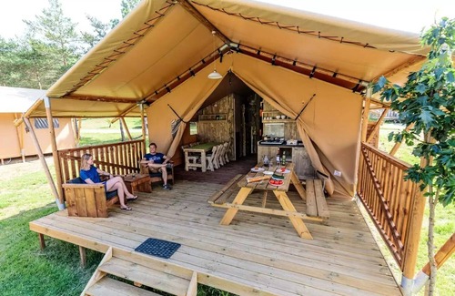 Saint-Cricq Casa | Camping Lac de Thoux**** - Lodge tent 3 rooms 4 adults + 2 children