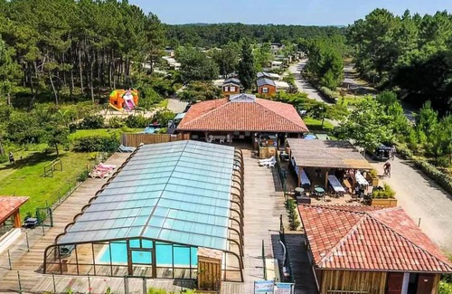 Saint-Michel-Escalus Casa | Camping Landes Oceanes **** - Casa móvil 3 Habitaciones 4 personas - Acceso minusválidos
