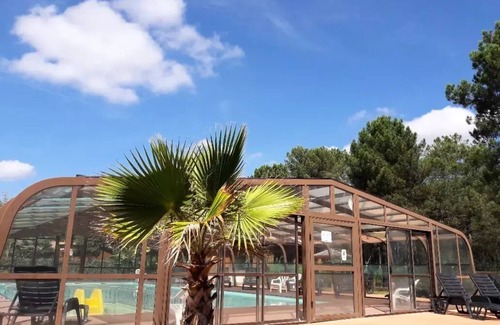 Saint-Michel-Escalus Casa | Camping Landes Oceanes **** - Casa móvil 3 Habitaciones 4 personas - Acceso minusválidos