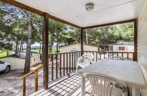 Salses-le-Chateau Casa | Camping Le Bois De Pins ** - Mobilhome para 6 personas