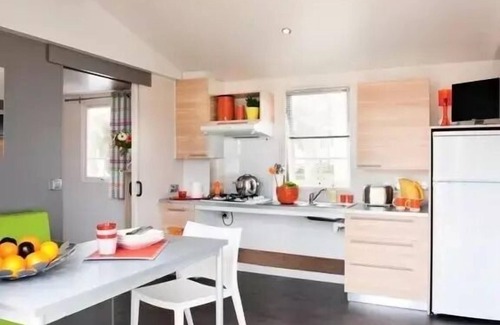 Canet-de-Salars Casa | Camping Le Caussanel* - Family Premium PMR 30m² - TV air conditioning 4 people