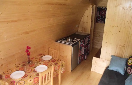 Saint-Nicolas des Eaux Casa | Camping Le Clos du Blavet *** - Unusual cabin POD 1 room 3 people Without sanitary facilities