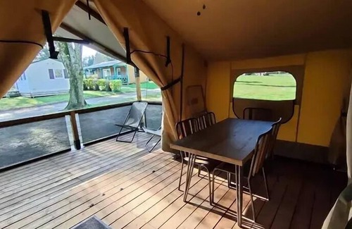 Saint-Nicolas des Eaux Casa | Camping Le Clos du Blavet *** - Lodge Kenya 3 rooms 5 people Without sanitary facilities
