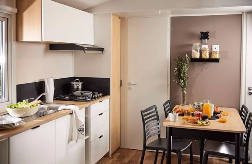 Saint-Nicolas des Eaux Casa | Camping Le Clos du Blavet *** - Mobil-Home NEST 35.3 - 3 CH - New 2023 7 people