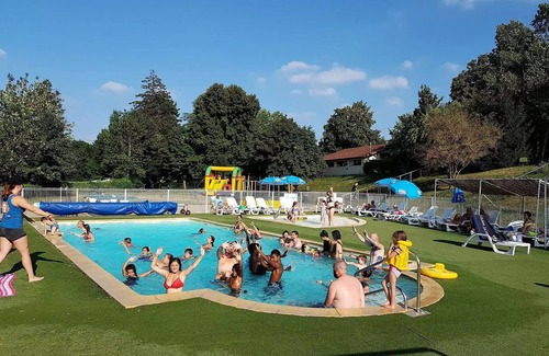 Le Grand Serre Chalet De Esquí | Camping le Grand Cerf **** - Chalet Comfort (30m2) with covered terrace, 2 bedrooms 5 people
