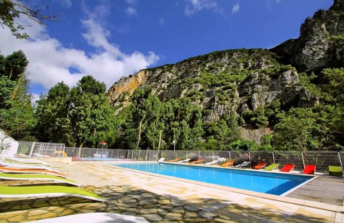 Saint-Martin-Lys Casa | Camping Le Moulin du Pont d'Alies *** - Casa móvil O'Hara 2 habitaciones 2 Personas