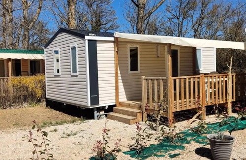 Recoules-Previnquieres Casa | Camping Le Plô *** - Casa Móvil 3 Habitaciones 4 Personas