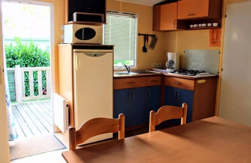 Verteillac Casa | Camping Le Pontis ** - Casa móvil 4 habitaciones 6 personas