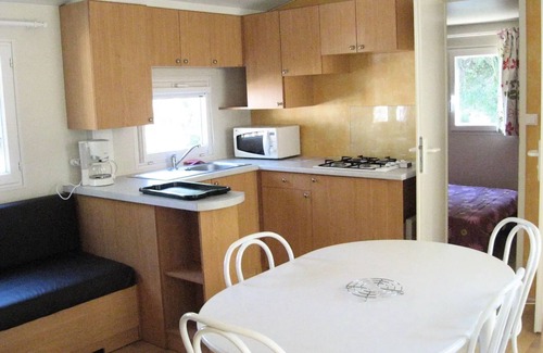 Saint-Maurice-d'Ibie Casa | Camping Le Sous Bois *** - Mobile home IBIE 3 rooms 4 people