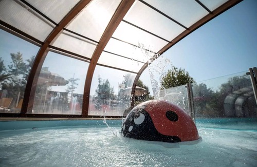 Severac-d'Aveyron Casa | Camping les Calquieres **** - Lodge Victoria 3 Habitaciones 5 Personas