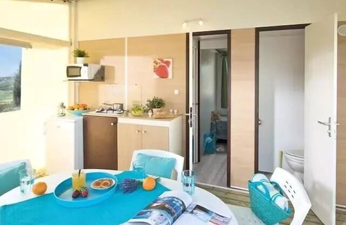 Ribes Casa | Camping Les Châtaigniers ** - Casa móvil Tithome 3 habitaciones 4 personas