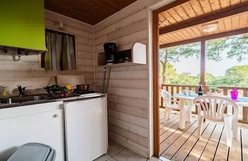 Laroque-des-Alberes Chalet De Esquí | Camping des Albères **** - Chalet 2 personas