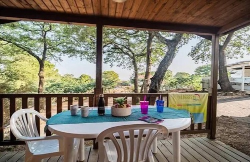 Laroque-des-Alberes Chalet De Esquí | Camping des Albères **** - Chalet 2 personas