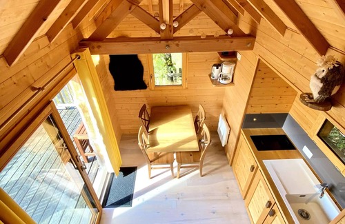 Beaumont-du-Perigord Cabina | Camping Village **** Le Moulin de Surier - Perched Cabin 4 People