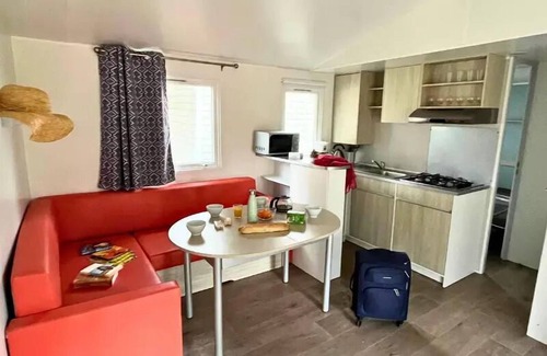 Messery Casa | Camping maeva Escapades Relais du Léman *** - Cozy Mobile Home 4 Rooms 6 People Air Conditioned + TV