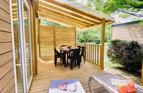 Messery Casa | Camping maeva Escapades Relais du Léman *** - Premium Mobile Home 4 Rooms 6 People Air Conditioned + TV