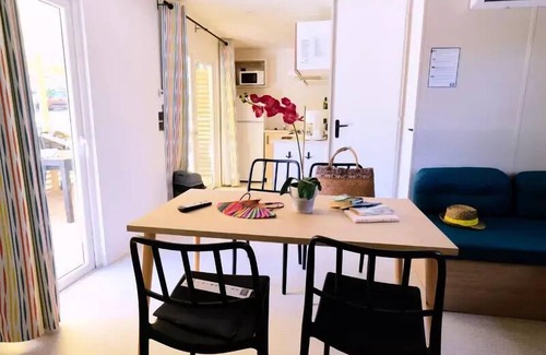 Recoubeau-Jansac Casa | Acampar Couriou **** - Mobile Home Premium 3 habitaciones 4 Personas