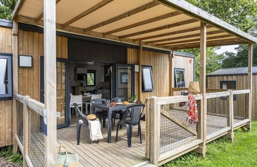 Perros-Guirec Casa | Camping maeva Respire Le Village Perrosien **** - Comfort Mobile Home 4 Rooms 6 People Air Conditioned + TV