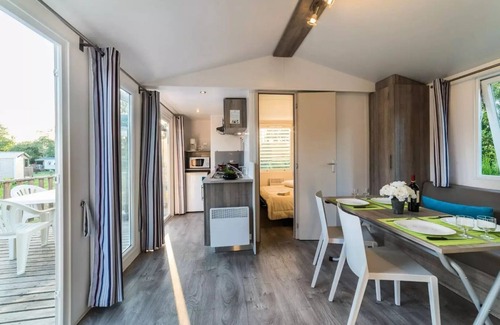 Plougasnou Casa | Camping de Mesqueau *** - Casa móvil Riviera Superior 3 habitaciones 4 Personas
