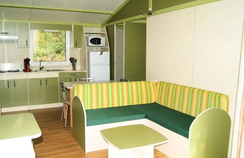 Saint-Girons Chalet De Esquí | Camping Park PALETES *** - Chalet 4 habitaciones 6 Personas