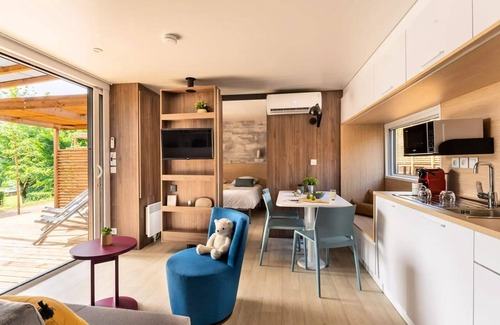 Loches Casa | Camping Romanée La Citadelle* - EXCLUSIVE mobile home - 2 bedrooms - 2 bathrooms for 4 people