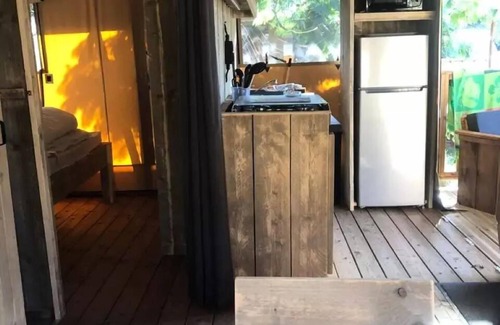 Oberbronn Casa | Camping Seasonova Les Vosges du Nord *** - WOOD LODGE - with sanitary facilities for 4 people