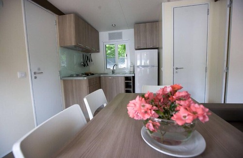 Barza Casa | Camping Smeraldo Dormeletto Mobilehome Luxury with lake view for 4 people