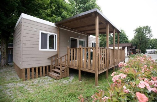 Barza Casa | Camping Smeraldo Dormeletto Mobilehome Luxury with lake view for 4 people