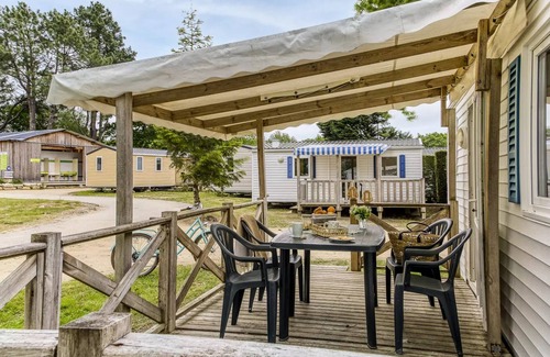 Nesles-la-Vallee Casa | CampingLe Grand Paris**** - Comfort mobile home 3 rooms 4 people
