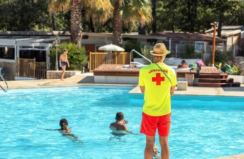 Nans-les-Pins Casa | Campsite Domaine de la Sainte Baume**** - Comfort mobile home 2 rooms for 2 people Air-conditioned + TV