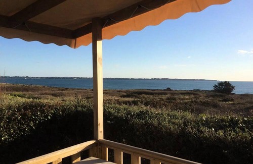 Kerroch Casa | Camping Pointe Talud *** - Confort de flores gratis 3 habitaciones 4 personas sin baño