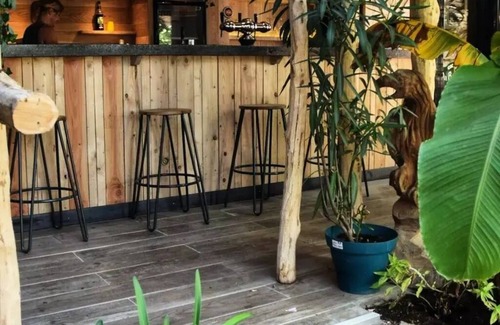 Saint-Antonin Noble Val Chalet De Esquí | Camping Les 3 Cantons **** - Chalet Glamping Lodge 4 habitaciones 6 personas