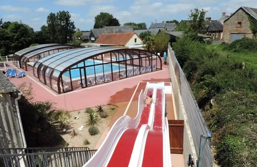 Cahagnolles Casa | Campsite L'Escapade - Taos Mobile Home 3 Rooms 2 Bathrooms 4 People Air Conditioned
