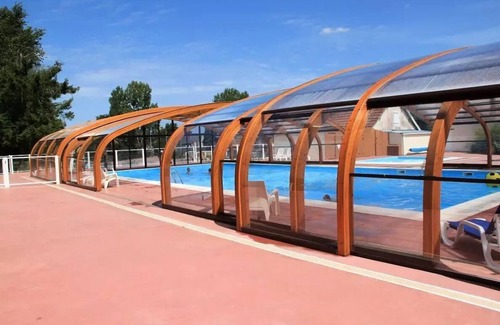 Cahagnolles Casa | Campsite L'Escapade - Taos Mobile Home 3 Rooms 2 Bathrooms 4 People Air Conditioned