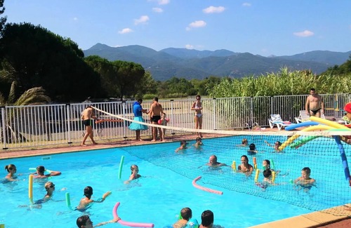 Saint-Jean-Pla-de-Corts Casa | Campsite Les Casteillets *** - Mobile home Comfort 28 m2 - 2 bedrooms - air conditioning 4 people