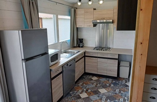 Mazeres Chalet De Esquí | Camping La Bastide *** - Chalet 3 Habitaciones 6 Personas