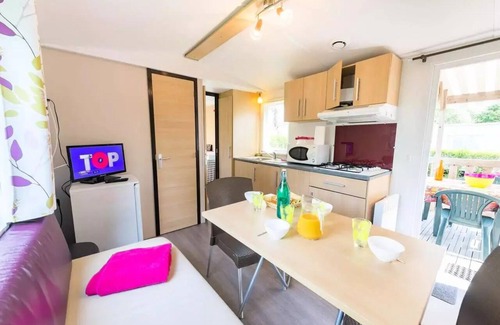 Guerande Casa | Campsite La Fontaine*** - Luxury Mobile Home Lo77 3 rooms 4 people
