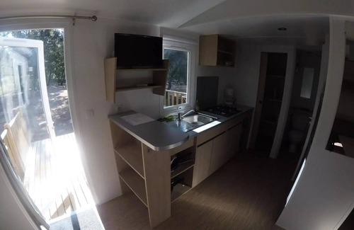 Bollene Casa | Camping La Simioune *** - Casa móvil con aire acondicionado 3 habitaciones 4 personas