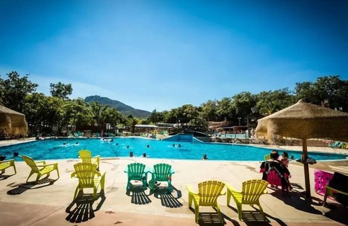 Argeles-sur-Mer Chalet De Esquí | Campsite le Bois Fleuri ***** - 4-room chalet 4 adults + 2 children 2 bathrooms Air-conditioned