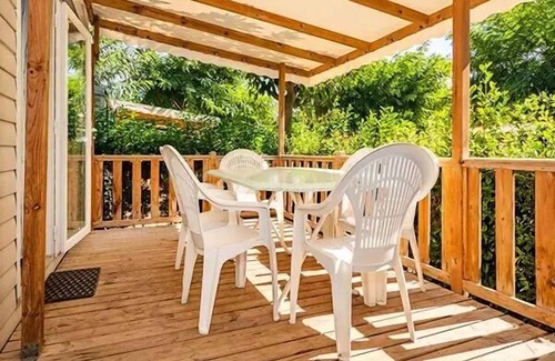Saint-Yvi Casa | Campsite Le Bois de Pleuven**** - Mobil-home Classic 4 rooms 6 people