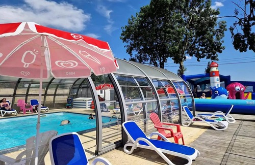 Balleroy Casa | Campsite Le Clos de Balleroy *** - Mobil home Lodge 8073 3 bedrooms - 33 m2 + semi covered terrace 6 people