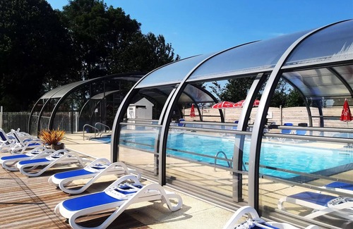 Balleroy Casa | Campsite Le Clos de Balleroy *** - Mobil home Lodge 8073 3 bedrooms - 33 m2 + semi covered terrace 6 people