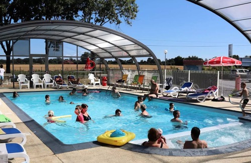 Balleroy Casa | Campsite Le Clos de Balleroy *** - Mobil Home Lodge 770 Comfort plus 2 bedrooms - 30 m2 + terrace semi covered 5 people