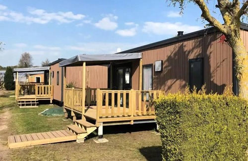 Quettehou Casa | Camping Le Rivage **** - Comfort Cottage 3 habitaciones 4 Personas no Terraza