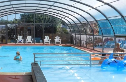 Quettehou Casa | Camping Le Rivage **** - Comfort Cottage 3 habitaciones 4 Personas no Terraza