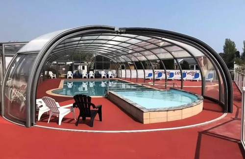 Quettehou Casa | Campsite Le Rivage **** - Mobil Home Premium 2 bedrooms 4 people