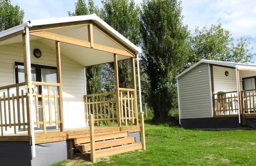 Le Grez Casa | Campsite Les Tournesols *** - Mobil home Panama 32m2 (23m2 +9m2 terrace) - 2 bedrooms 4 people