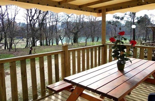 Douville Casa | Camping Orpheo Negro *** - Casa móvil Confort 3 habitaciones 4 Personas