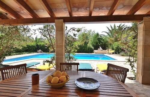 Lloret de Vistalegre Villa | Can Blanc 018 finca rústica con piscina privada, aire acondicionado, terraza y barbacoa