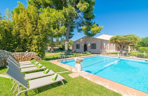 Portocolom Villa | CAN CIREROL - Villa con piscina privada en Porto Colom- Felanitx. WiFi Gratis.